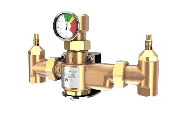 Guardian Thermostatic Mixing Valve, 50 Gallon/189 Liter Capacity (#G6040)