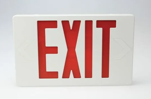 Emergency Exit Sign (Thermoplastic LED) (#PLE151)