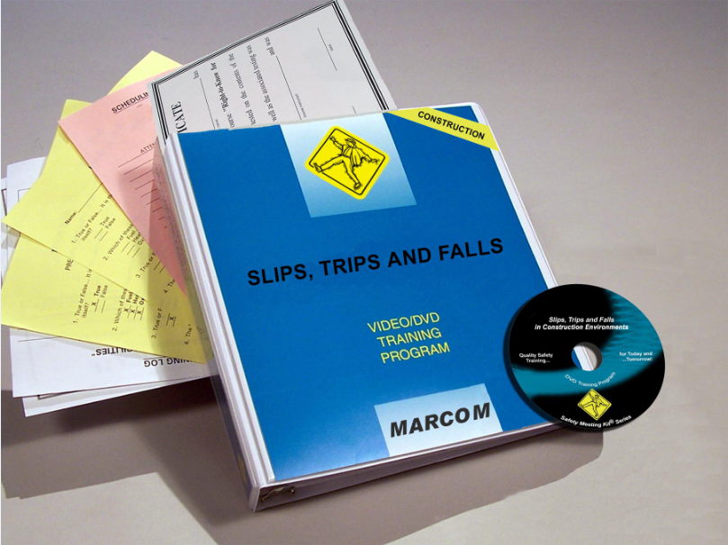 Slips, Trips, and Falls in Construction Environments DVD Program (#VCST4089EM)