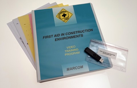 First Aid in Construction Environments DVD Program on USB (#V000322UET)