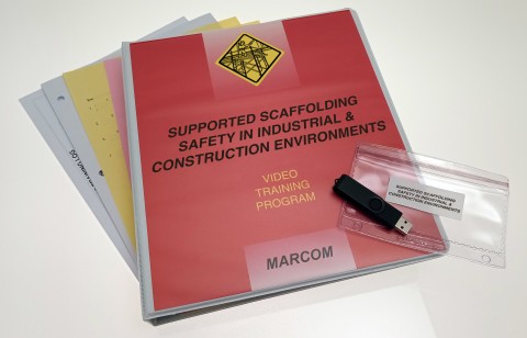 Supported Scaffolding Safety in Industrial and Construction Environments DVD Program on USB (#V000341UEO)