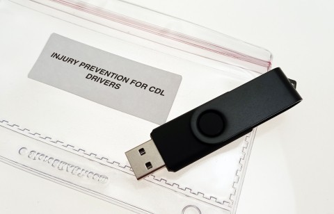 Injury Prevention for CDL Drivers DVD Program on USB (#V000396UEO)