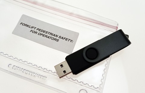 Forklift Pedestrian Safety for Operators DVD Program on USB (#VIND425UEM)