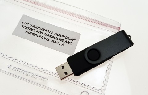 DOT Reasonable Suspicion Testing for Managers and Supervisors: Part II DVD on USB (#VTRN439UEM)