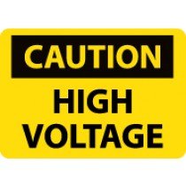 Caution High Voltage Sign (#C668LF)