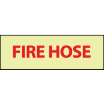 Fire Hose Glow Sign (#GL135)