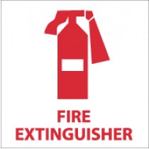 Fire Extinguisher Safety Label (#S21AP)