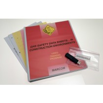 GHS Safety Data Sheets in Construction Environments DVD Program on USB (#V000358UET)