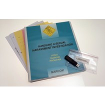 Handling a Sexual Harassment Investigation DVD Program on USB (#V000376UEM)